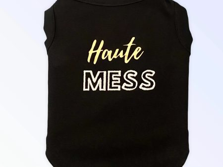 Haute Mess - Color: Black | Pack Of: 1 | Style: Tee Online now