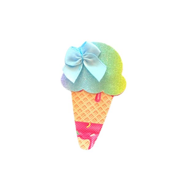 Yummy Ice Cream Drip Cone Hair Clip Online now