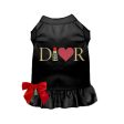 Glitter Dior-able Lipstick Dog Dress Discount