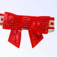 My Glam Holiday Bow Collar Cheap