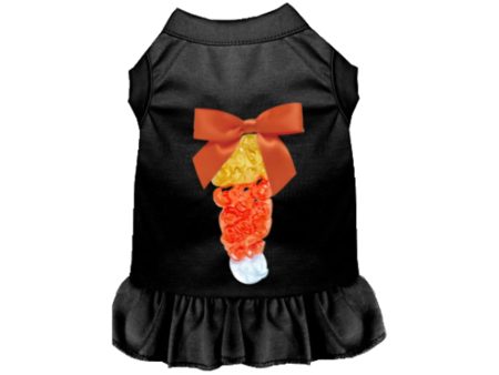 Chiffon Candy Corn Rose Dress Discount