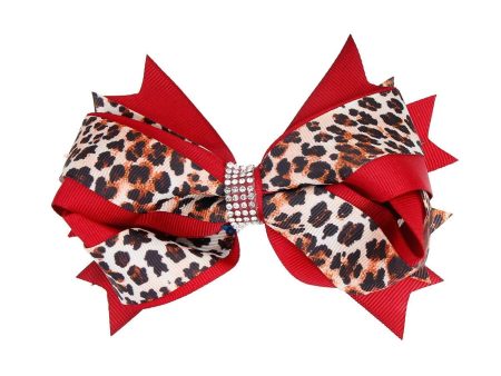 Leopard Hair Bows Online