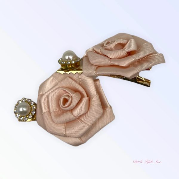 Silk & Pearl Florette Hair Clips Sale