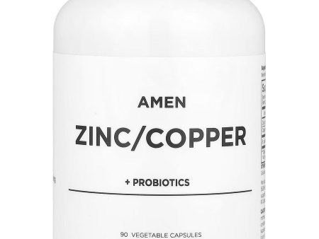 Codeage, Amen Zinc Copper + Probiotics, 90 Vegetable Capsules Sale