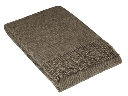 Cambridge Throw - 100% NZ Wool -  Natural For Discount