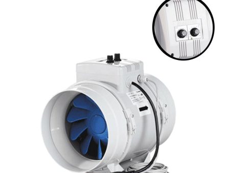 Blauberg Turbo G 150mm Mixed Flow Fan With Thermostat + Speed Control Hot on Sale