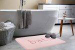 Extra Thick Memory Foam & Super Comfort Bath Rug Mat for Bathroom (60 x 40 cm, Pink) Supply