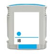 Compatible Premium Ink Cartridges 18  Cyan Ink Cartridge - for use in HP Printers Supply