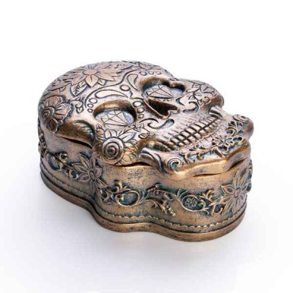 Candy Skull Trinket Box Discount