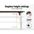 Electric Sit Stand Desk | Adjustable | 140cm | White Walnut For Cheap