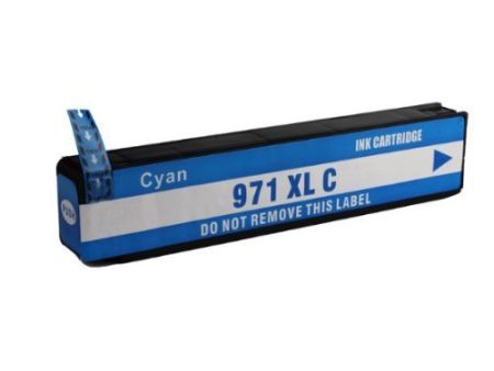 Compatible Premium Ink Cartridges 971XLC High Yield Cyan Remanufacturer  Inkjet Cartridge - for use in HP Printers For Discount