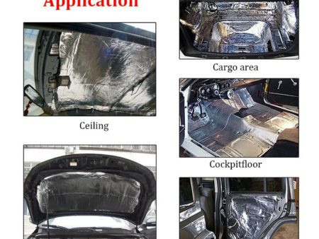 Automotive Sound Deadener | 12 Sheets | Heat Insulation | Noise Proofing Foam For Sale