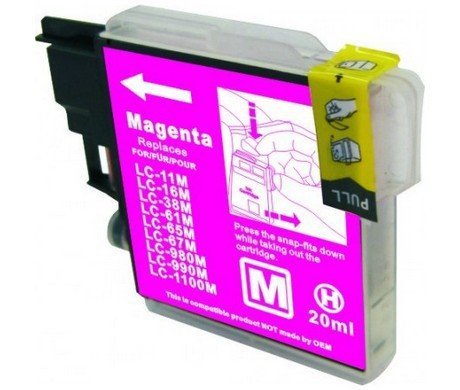 Compatible Premium Ink Cartridges LC61 LC67 LC38M Magenta  Inkjet Cartridge - for use in Brother Printers For Cheap