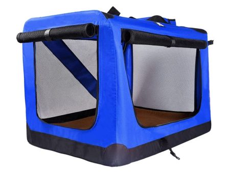 Portable Pet Carrier | Model 1 | XL Size | Blue on Sale