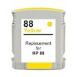 Compatible Premium Ink Cartridges 88XL  Yellow High Capacity Ink (C9393A) - for use in HP Printers Discount