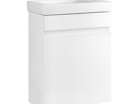 Bathroom Vanity Basin Cabinet | 400mm Sink | White Cheap