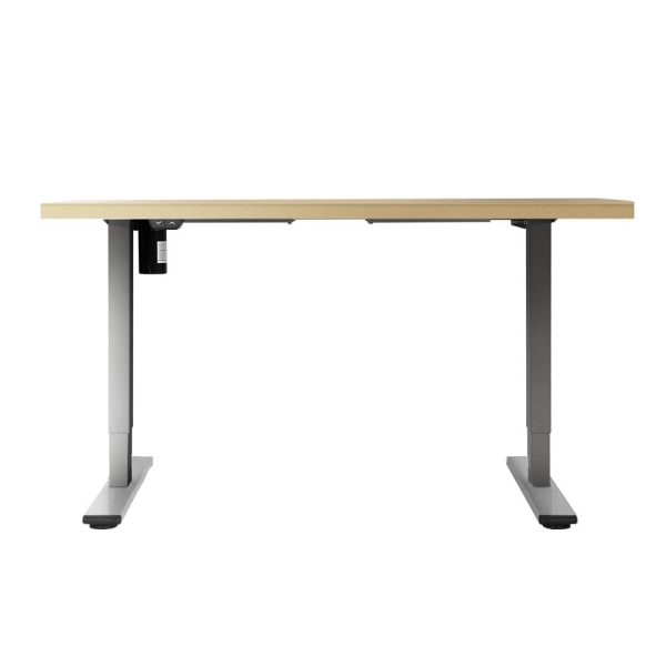 Adjustable Electric Sit-Stand Desk | Grey Oak on Sale