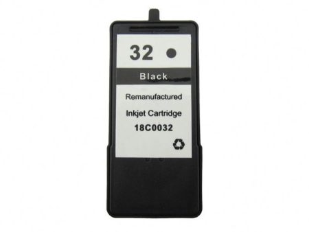 Compatible Premium Ink Cartridges No.32(18C0032) Black Remanufactured Inkjet Cartridge - for use in Lexmark Printers Online now