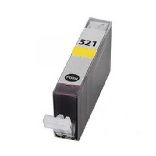 Compatible Premium Ink Cartridges CLI521Y  Yellow Ink - for use in Canon Printers Discount