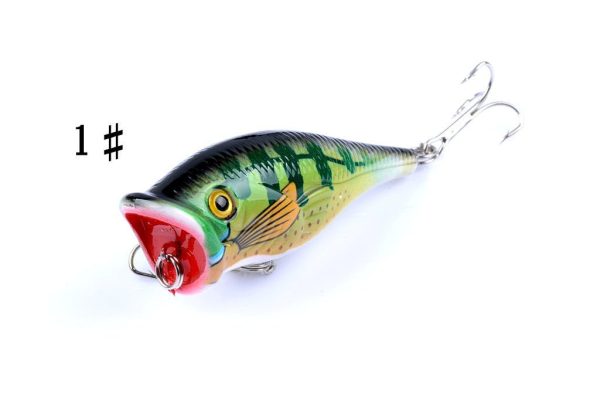 4X 6.5cm Popper Poppers Fishing Lure Lures Surface Tackle Fresh Saltwater Online