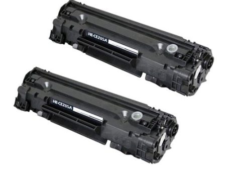 Compatible Premium  2 x 85A (CE285A) Toner Cartridge - for use in HP Printers Online Sale