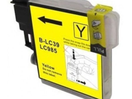 Compatible Premium Ink Cartridges LC39Y  Yellow Cartridge  - for use in Brother Printers Online Hot Sale