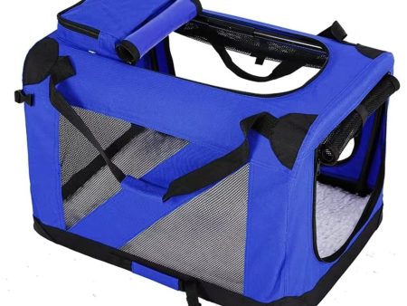 Portable Pet Carrier | Model 1 | M Size | Blue on Sale