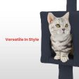 104cm Dark Grey Plush Cat Tree Condo on Sale