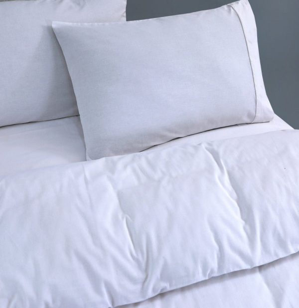 100% Egyptian Cotton 500TC White King Single Quilt Cover Set Sale