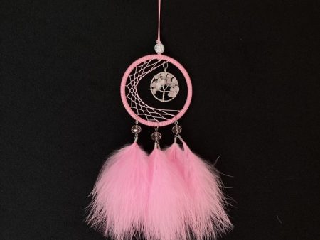 Mini Tree Of Life Dream Catcher | Available In Black, Pink And White Discount