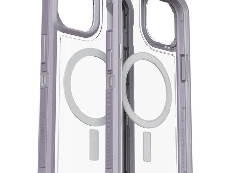 OTTERBOX Apple iPhone 14   iPhone 13 Defender Series XT Clear Case with MagSafe - Lavender Sky (Purple) (77-90063) Online now