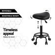 2-Pack Saddle Salon Stools | PU Hydraulic Lift Online now