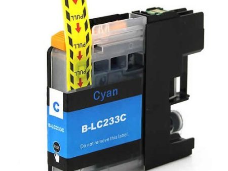 Compatible Premium Ink Cartridges LC233C  Cyan Cartridge  - for use in Brother Printers Online Sale