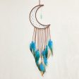 Blue Sun, Moon And Star Dream Catcher Set Online now