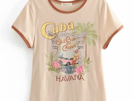 Cool Women s Hippie Boho Shirt - Cuba Havana | S-L For Cheap