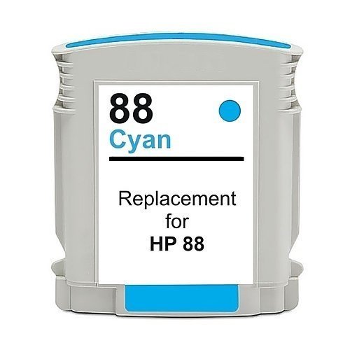 Compatible Premium Ink Cartridges 88XL  Cyan High Capacity Ink (C9391A) - for use in HP Printers Fashion