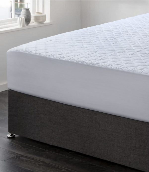 100% Cotton King Size Waterproof Mattress Protector - Quilted Fully Fitted - 50cm Deep Online now