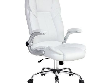 Executive Office Chair | Kea Leather | White Supply