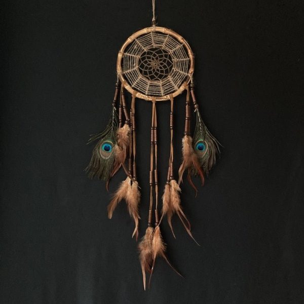 Handmade Bamboo Feathered Dream Catcher | 2 Variations Online now