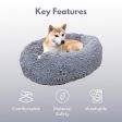 Round Plush Pet Bed | 80cm Apple Green For Discount