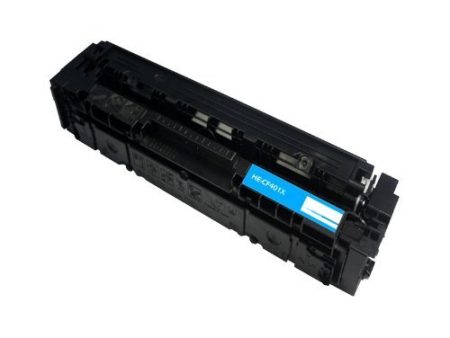 Compatible Premium Toner Cartridges 201X  High Yield Cyan Toner (CF401X) - for use in HP Printers For Sale