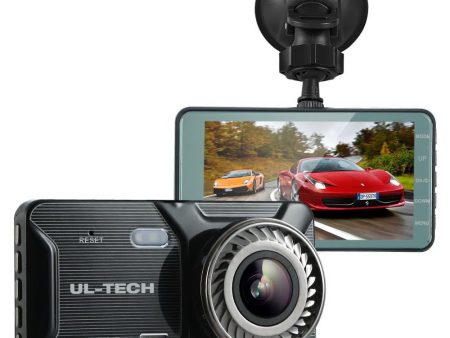 UL-tech 1080P 4  Dash Camera Dual Lens Car DVR Recorder Front Rear Night Vision For Sale