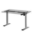 Sit Stand Motorized Height Adjustable Desk Frame | Grey | Standing Desk Online Sale