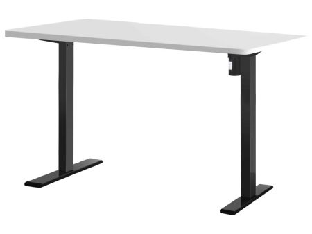 Electric Standing Desk | Motorized Sit Stand Table | 140cm Black White Cheap