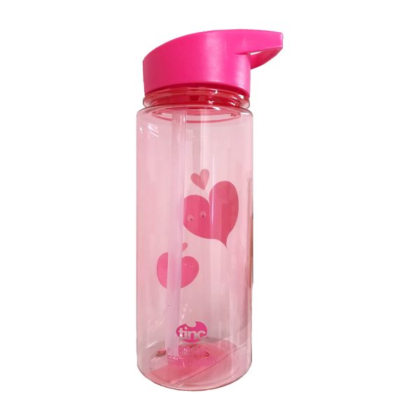 Flip Straw Water Bottle - Pink Supply