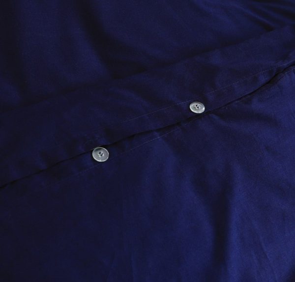 Super King Quilt Cover Set | 100% Egyptian Cotton | 500TC | Navy Blue Online now