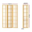 Room Divider Screen Privacy | Wood Dividers Stand | 3 Panel | Nova Natural Hot on Sale