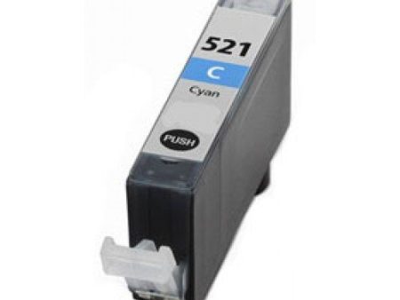 Compatible Premium Ink Cartridges CLI521C  Cyan Ink - for use in Canon Printers Discount