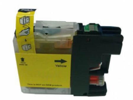 Compatible Premium Ink Cartridges LC133Y  Yellow Cartridge  - for use in Brother Printers Hot on Sale