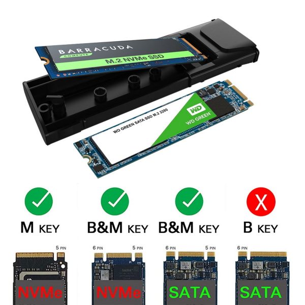 Simplecom SE504v2 NVMe   SATA Dual Protocol M.2 SSD USB-C Enclosure Tool-Free USB 3.2 Gen 2 10Gbps Cheap